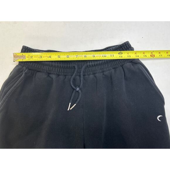 Zyia Active Black Wide Leg Cropped Sweat Pants in Size XL - Picture 4 of 5